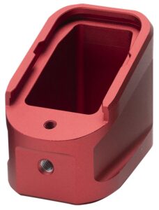 Strike Industries EMPALG17RED Extended Magazine Plate Fits Glock G17 Fits Glock G22 Red 6061 T-6 Aluminum