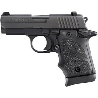 Sig Sauer 9389BRGAMBI P938 Micro-Compact BRG 9mm Luger 3" 7+1 Black Nitron Stainless Steel Black Hogue Rubber Grip - Image 2
