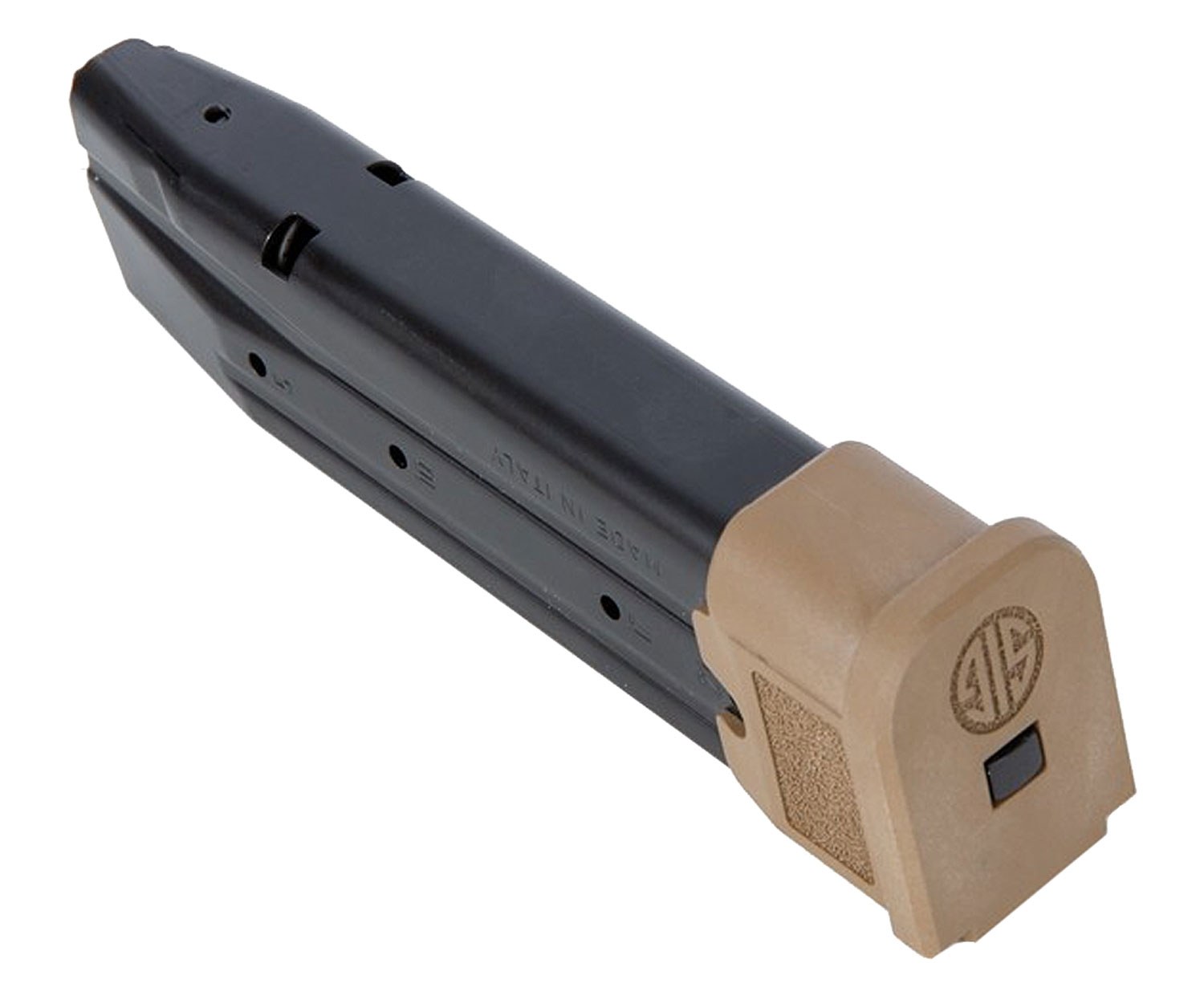 Sig Sauer MAGMODF921COY P320 21-Round 9mm Luger Extended for Sig P320/M17/M18 Black Coyote Steel