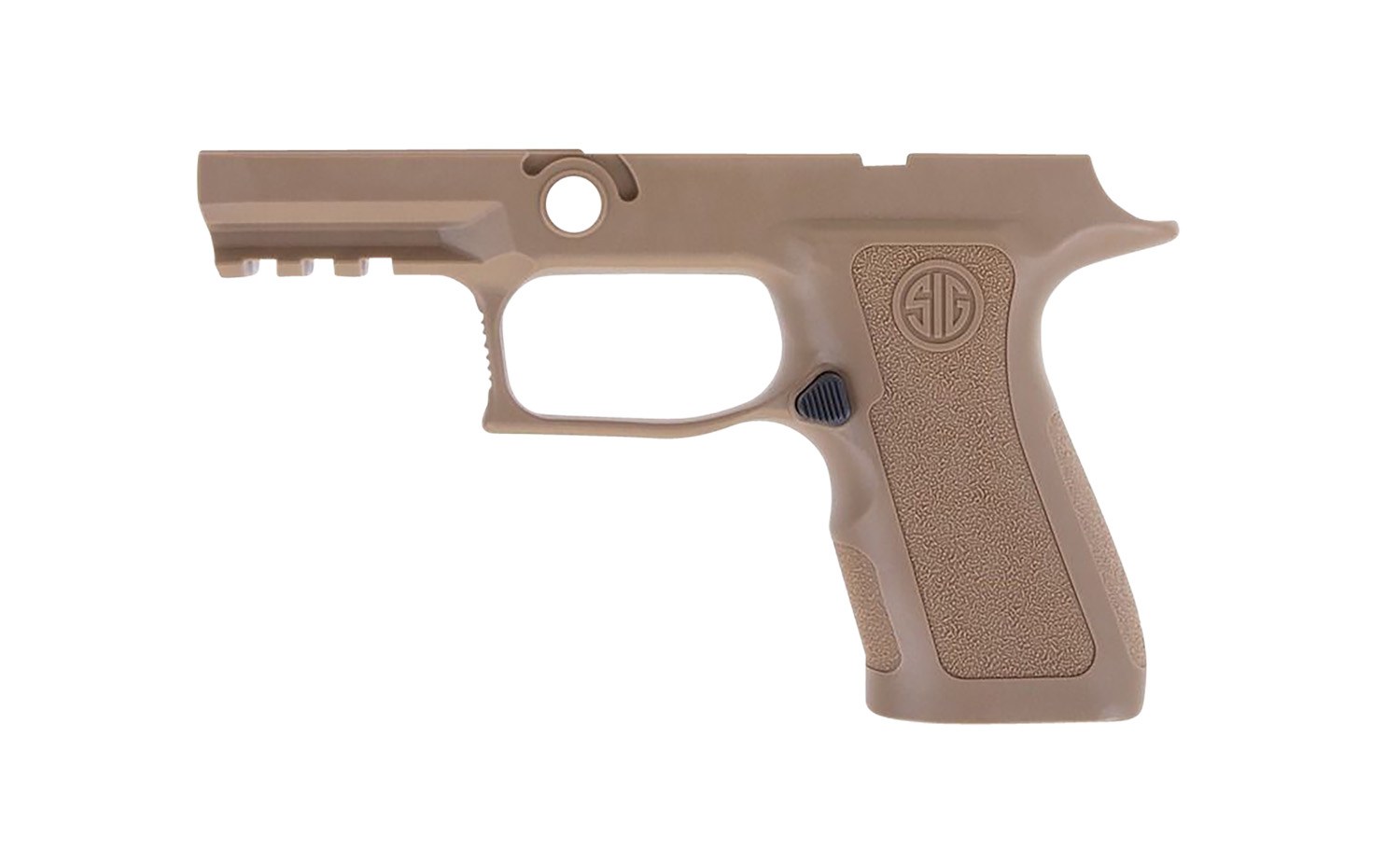 Sig Sauer GRIPMODXC943SMCOY P320 Grip Module X-Series Compact (Small Size Module), 9mm Luger/40 S&with 357 Sig, Coyote Polymer, Fits Sig P320