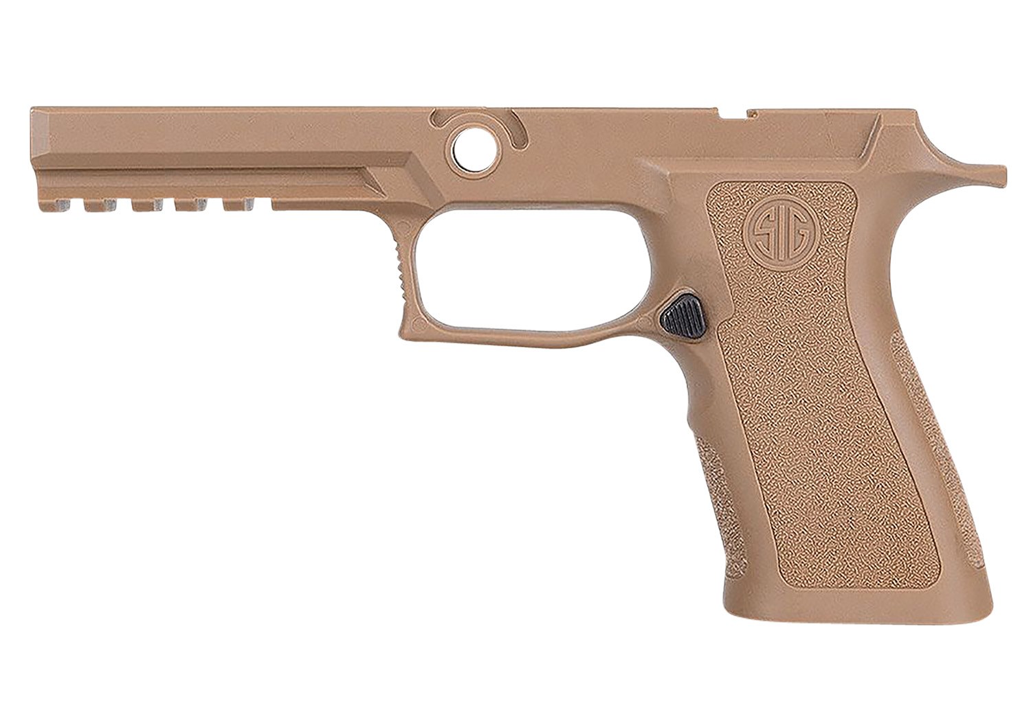 Sig Sauer GRIPMODXF943SMCOY P320 Grip Module X-Series (Small Size Module), 9mm Luger/40 S&with 357 Sig, Coyote Polymer, Fits Full Size Sig P320