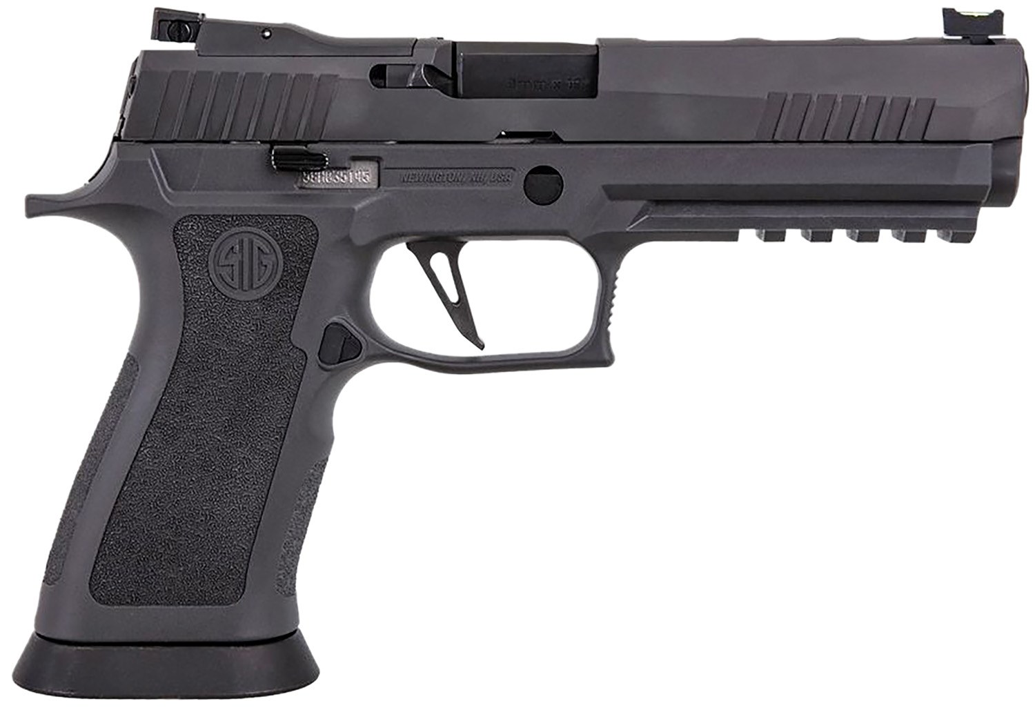 Sig Sauer 320X59LEGIONR2 P320 X-Five Legion 9mm Luger Caliber with 5" Barrel, 17+1 Capacity, Overall Legion Gray Cerakote Finish, Picatinny Rail