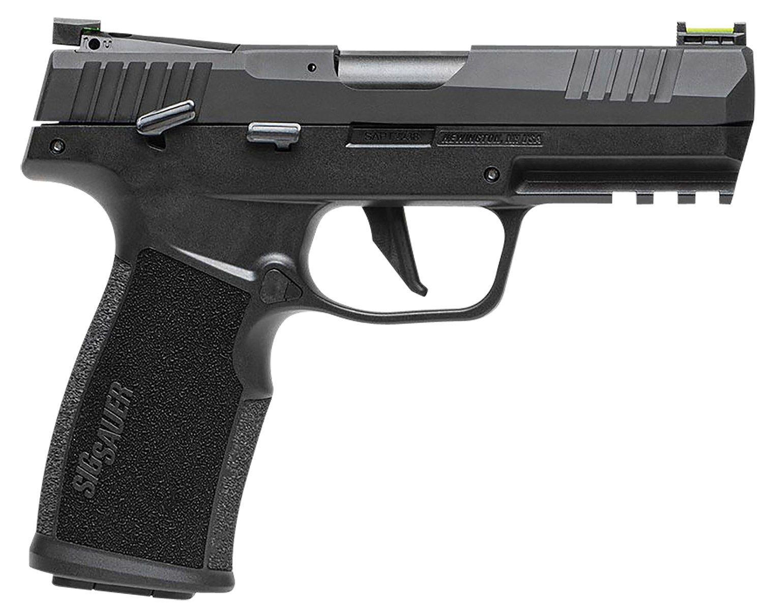 Sig Sauer 322CBAS P322 Compact 22 LR 20+1 4" Black Steel Threaded Barrel, Black Hard Coat Anodized Optic Ready/Serrated Slide, Black SS/Polymer Frame