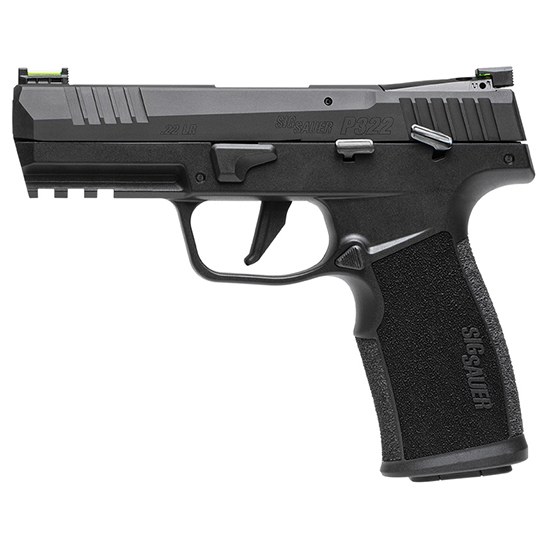 Sig Sauer 322CBAS P322 Compact 22 LR 20+1 4" Black Steel Threaded Barrel, Black Hard Coat Anodized Optic Ready/Serrated Slide, Black SS/Polymer Frame - Image 2