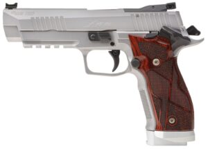Sig Sauer P226 Xfive Hga 9MM 5.0IN Barrel Adjustable Fo or Stainless Cocobolo Sao AX3 3 20-Round Magazines Alloy Magwel