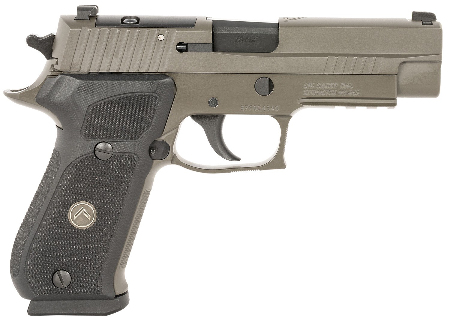 Sig Sauer 220R45LEGIONR2 P220 Full Size Legion 45 ACP 8+1 4.40", Legion Gray Elite Cerakote, Picatinny Rail Frame, Romeo 1 Cut Slide, Black G10 Grip