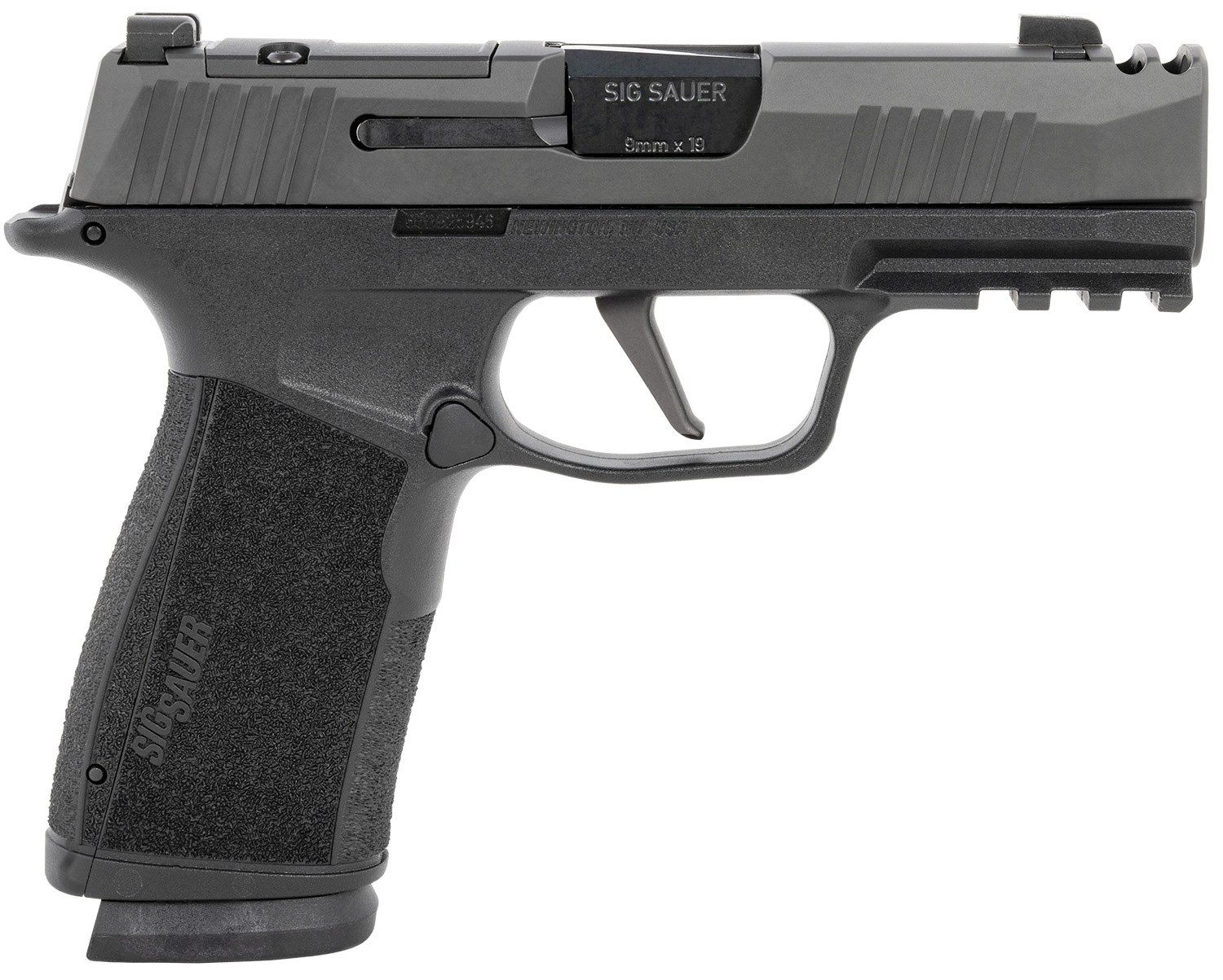 Sig Sauer 365XCA-9-COMP P365-XMACRO 9mm Luger 3.10" 17+1, Black, Steel Slide with Optic Cuts & Integrated Compensator, XRAY Sights