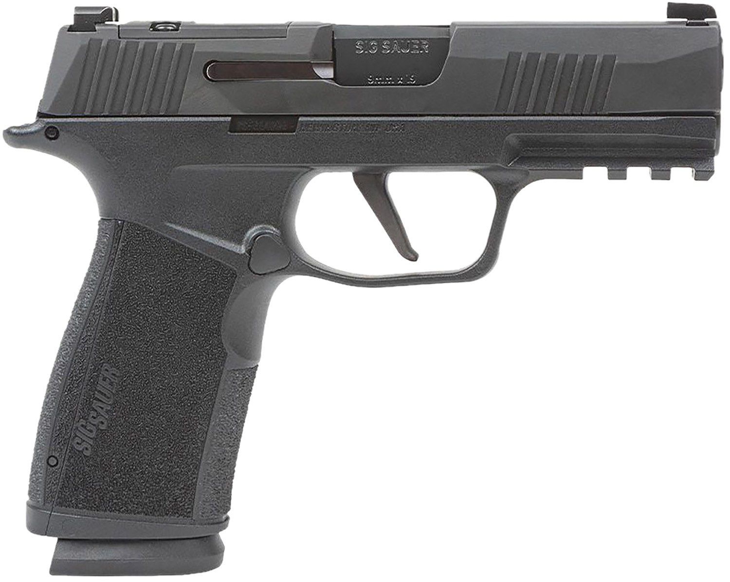 Sig Sauer P365 X Series Hga 9MM 3.7IN Barrel XR3 Black Poly Grip 2 10-Round Steel Magazines Optic Ready