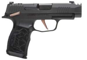 Sig Sauer P365XL Rose Ms Hga 9MM 3.1INBBL XR3 Black Poly Grip Rose Accents 2 10-Round Magazines Manual Safey