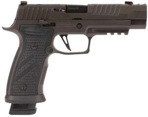 Sig Sauer P320 Axg Legion Hga 9MM 3.9IN Barrel XR3 Ns or Ss Legion Gray Axg Fs Grip Mod 2 10-Round Magazines Comp