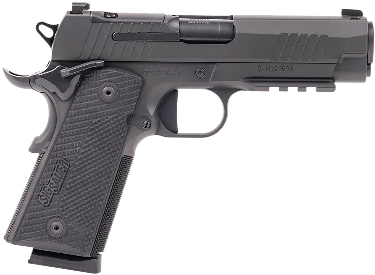 Sig Sauer 1911XCA45BXR3 1911 XCarry 45 ACP 8-Round 4.25" Black DLC Black DLC Optic Ready Stainless Steel Slide Black DLC Black G10 Grip