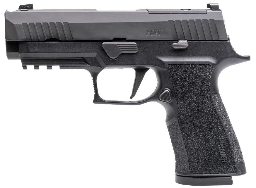 Sig Sauer 320 X 10 Ca Hga 10MM Auto 3.8IN Barrel XR3 Ns or Poly Black Grip 2 15-Round Magazines Compensated - Image 2