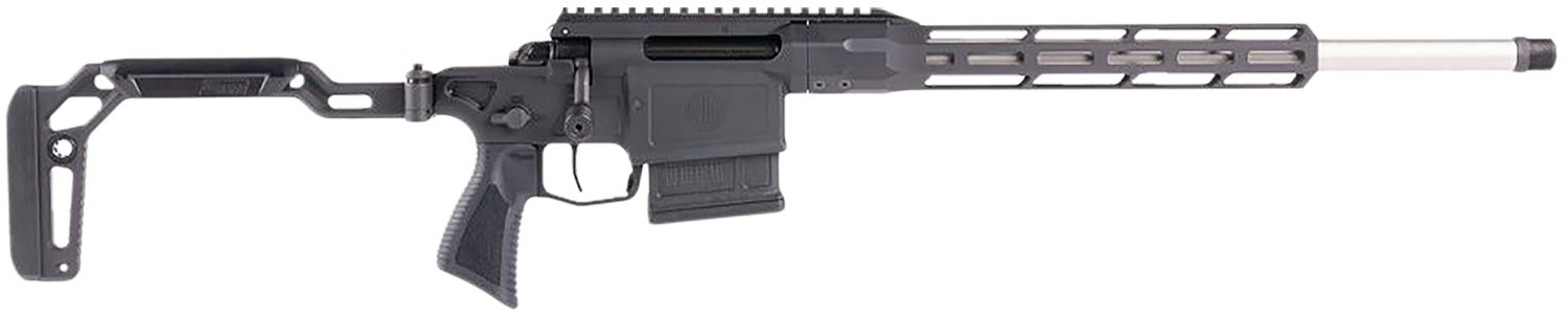 Sig Sauer CROSS30816BTRX Cross Trax 308 Win 5+1 16" Threaded Barrel, Black, 11.50" Skeletonized M-LOK Handguard, Minimalist Folding Stock, Adjustable