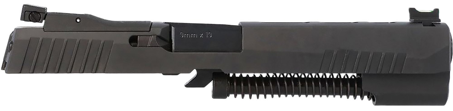 Sig Sauer 8901572 P320 Slide Assembly 9mm Luger Black Stainless Steel Optic Ready/Serrated Slide
