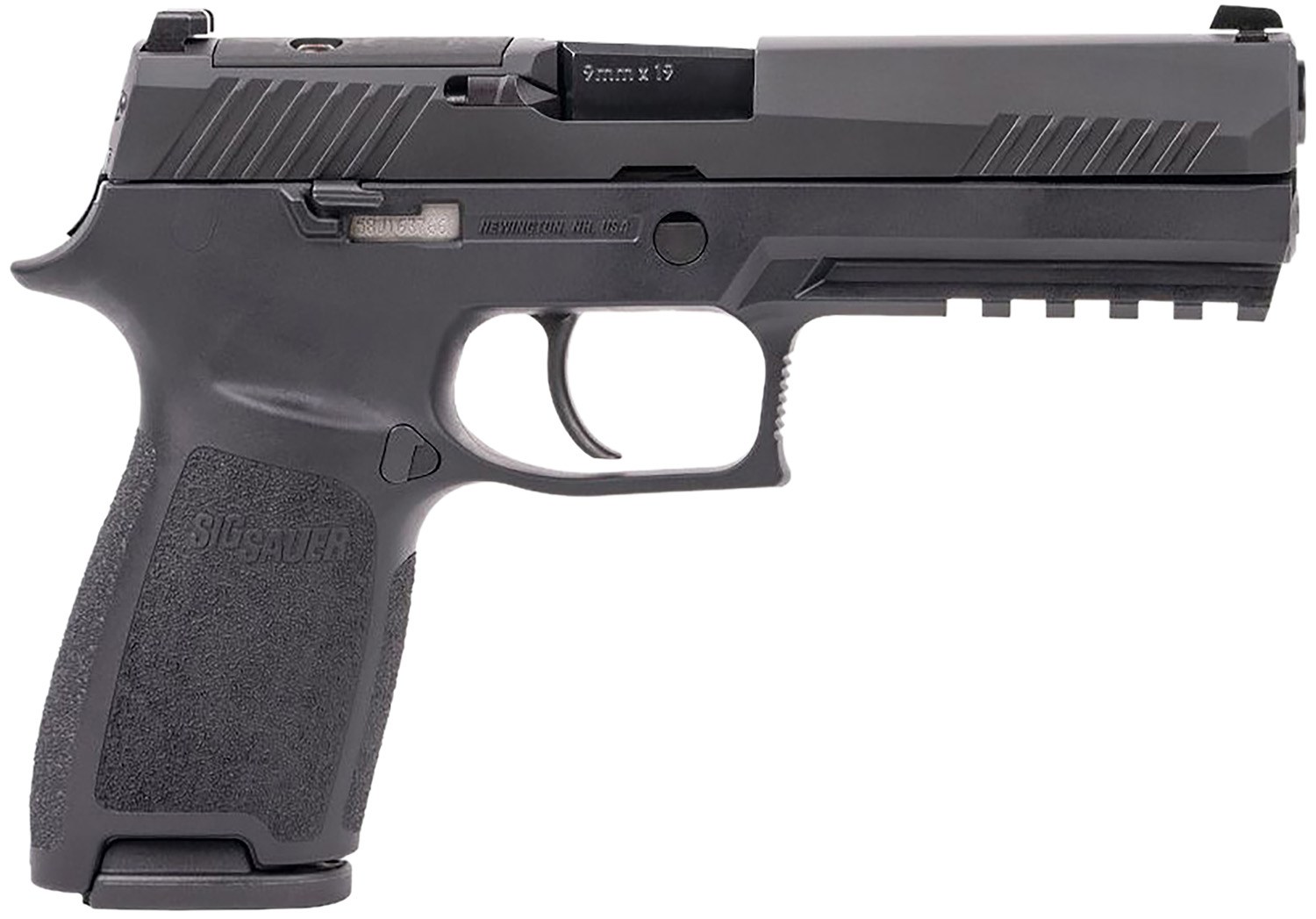 Sig Sauer P320 Fs Hga 9MM 4.7" Barrel Dao Nitron Black Contrast Sights Mod Poly Grip 2-17-Round Magazines