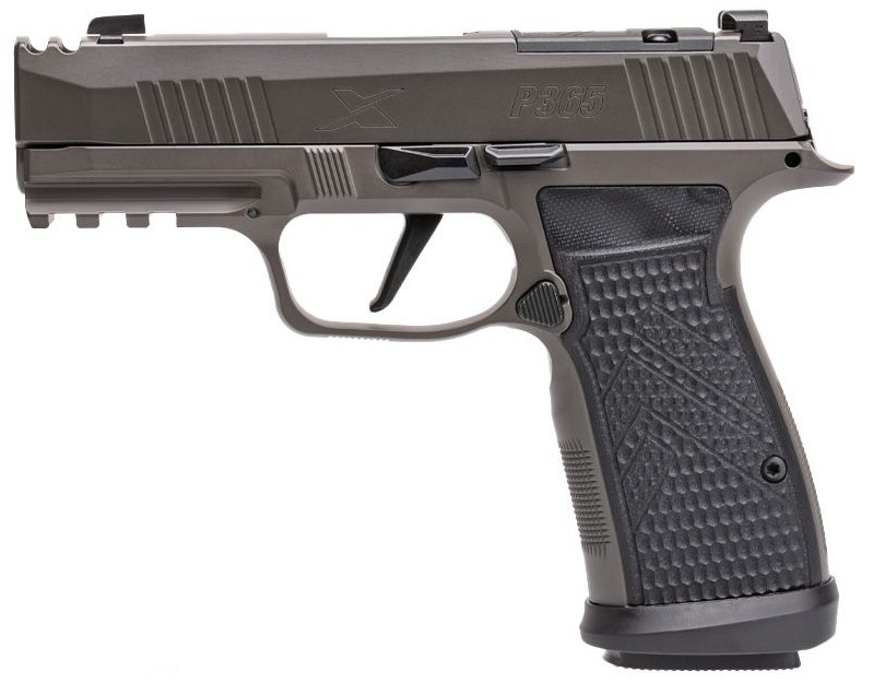 Sig Sauer 365AXGCA9LEGION10 P365 AXG Legion 9mm 10+1 3.10" Compact Frame Legion Gray Cerakote Stainless Steel Slide G-10 Grip - Image 2