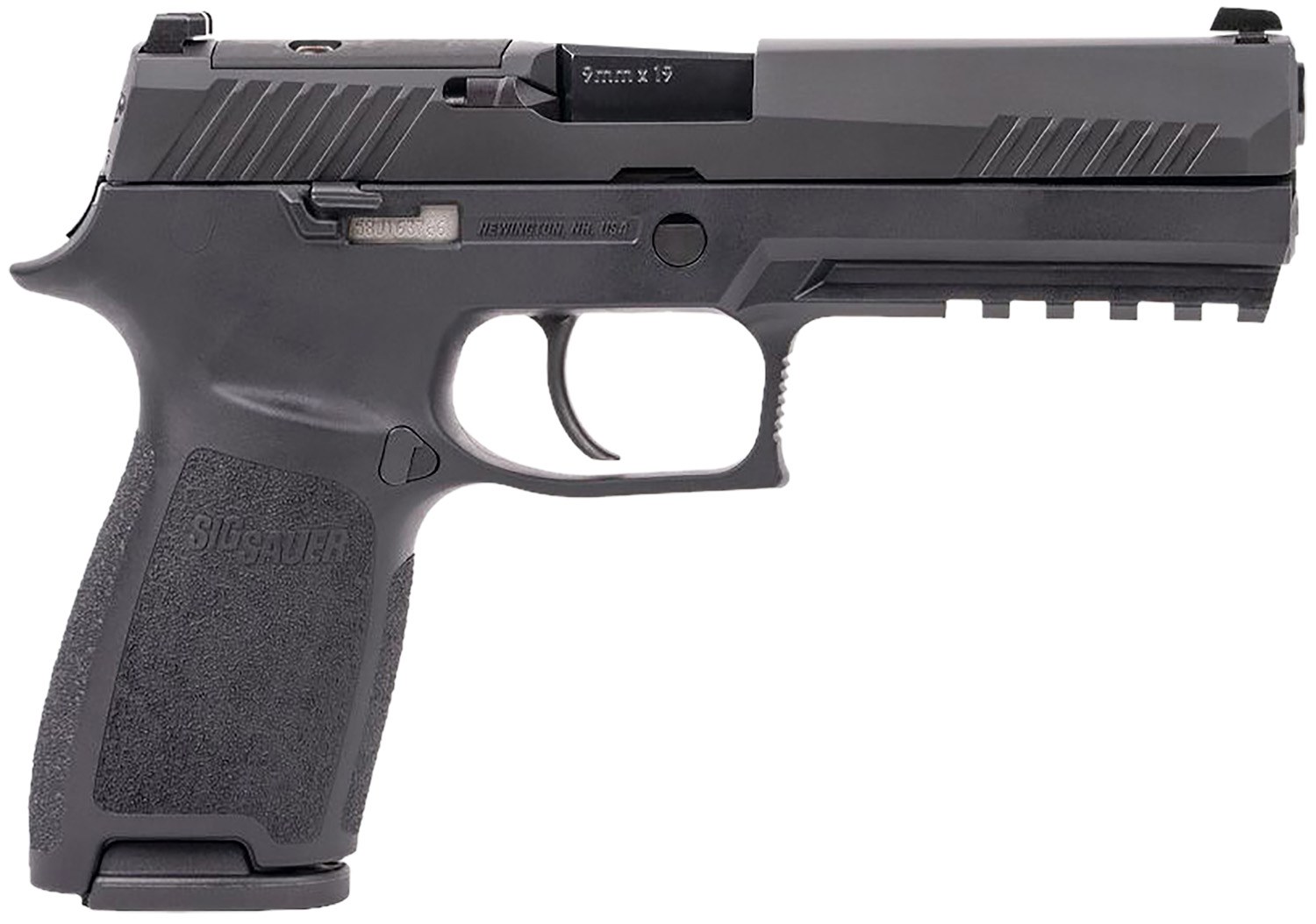 Sig Sauer P320 Siglite Hga 9MM 4.7IN Black 2 10-Round Steel Magazine Optic Ready