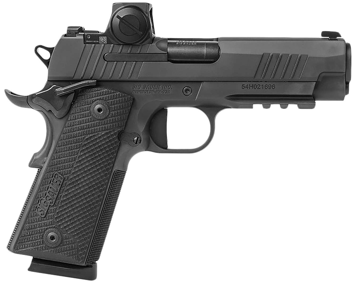 Sig Sauer 191XCA45BXR3RXX 1911 XCarry 45 ACP 8-Round 4.25" Black DLC Black DLC Serrated Stainless Steel Slide Black DLC Black G10 Grip