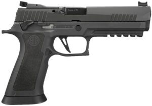 Sig Sauer P320 9MM 5IN Legion Gray Striker Fiber Opt Front X Grip 3 10-Round Magazine Ca Compliant