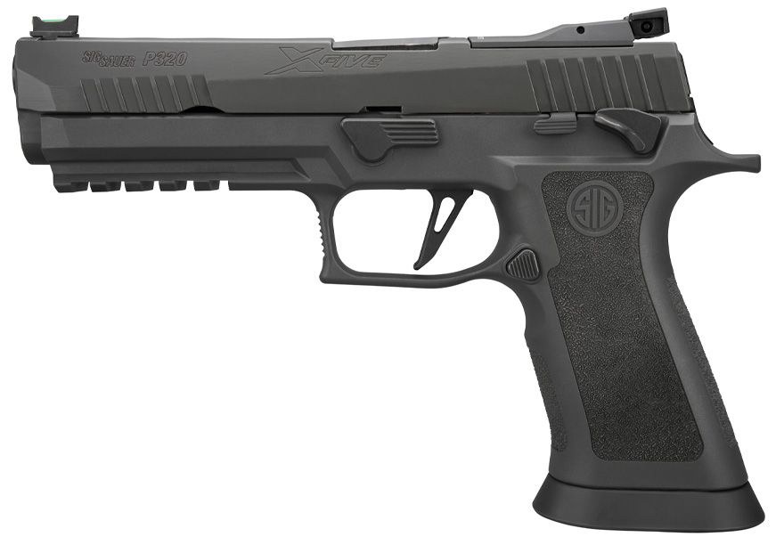 Sig Sauer P320 9MM 5IN Legion Gray Striker Fiber Opt Front X Grip 3 10-Round Magazine Ca Compliant - Image 2