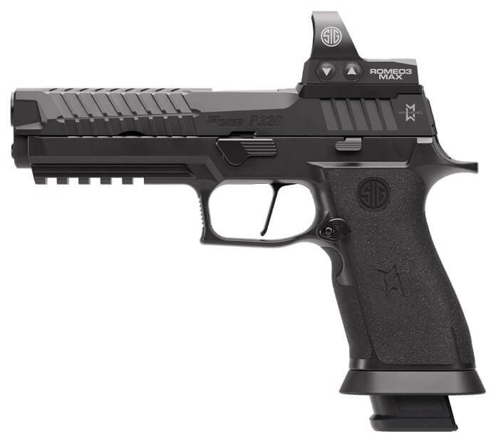 Sig Sauer P320 Xfive Max 2 9MM Pistol 5" Txg Grip, X5 Slide, ROMEO3MAX, 4-21-Round Magazines - Image 2