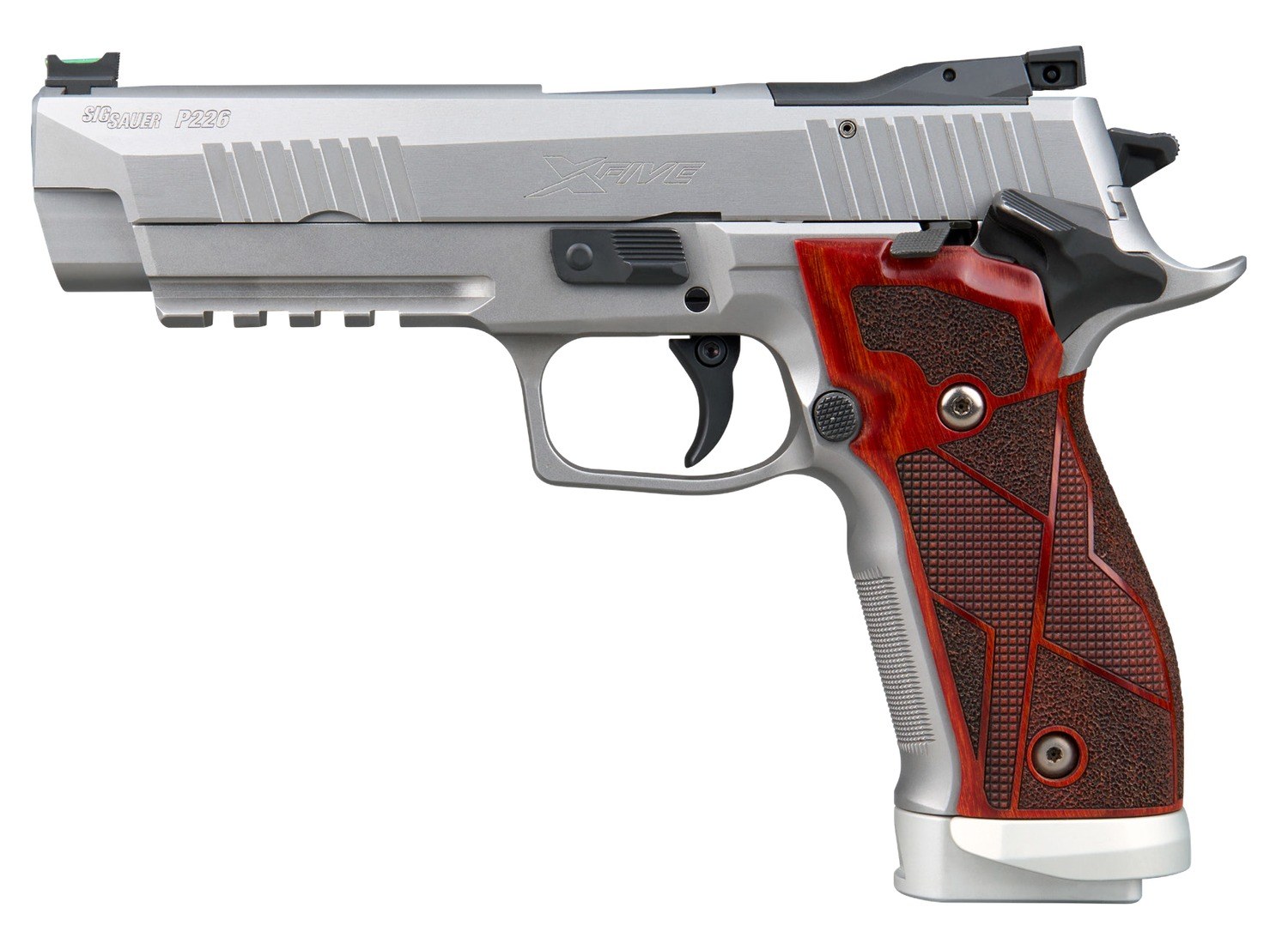 Sig Sauer 226X59XTMSAO10 P226 XFive Classic Full Size 9mm Luger 20+1 5" Bull Barrel, Stainless Steel Optic Ready/Serrated Slide & Frame