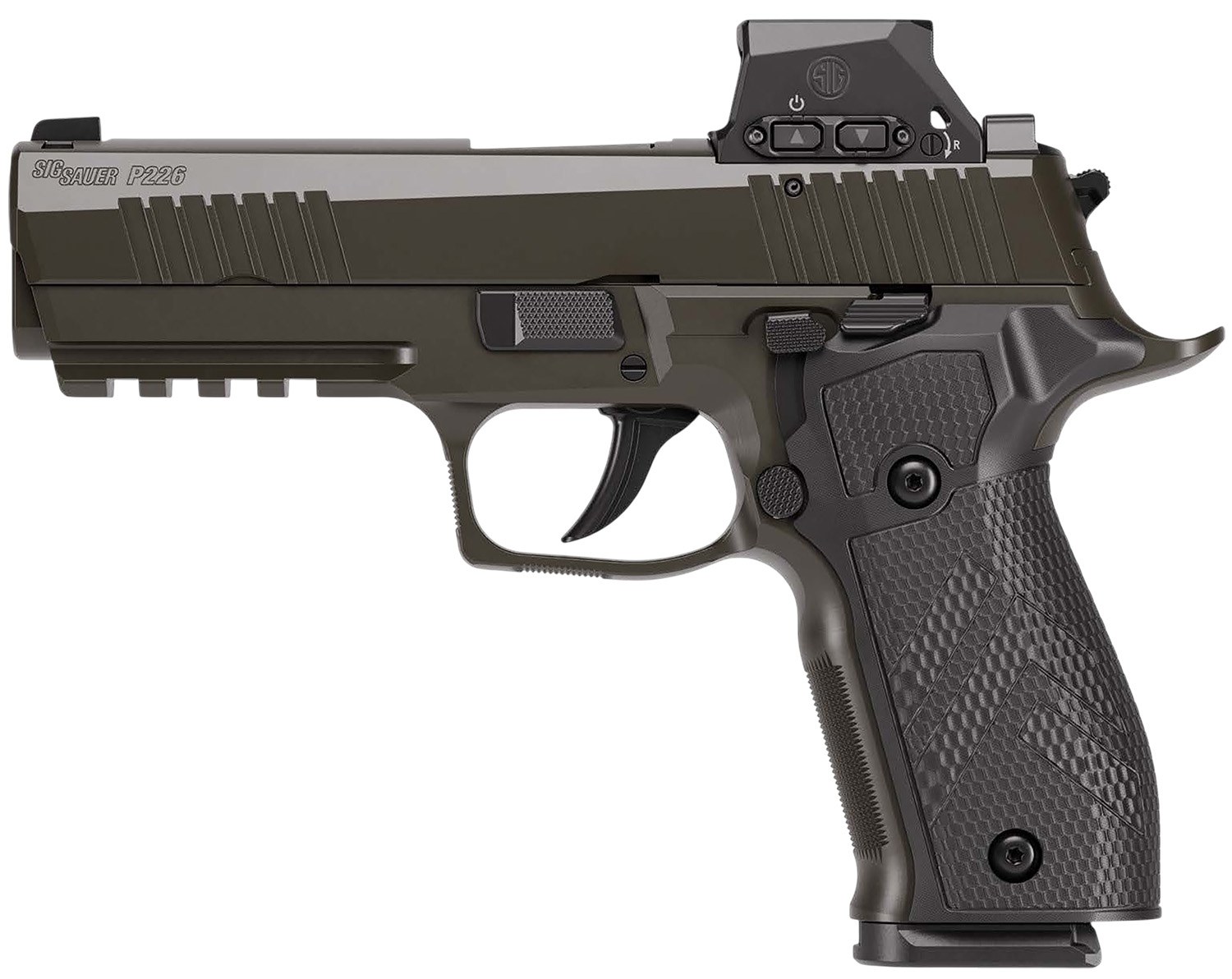 Sig Sauer P226X Legion Romeox Sig Loc Full Size 9MM Pistol 4.4" Da/Sa Sigloc Pro O.r. 3-18-Round Magazines
