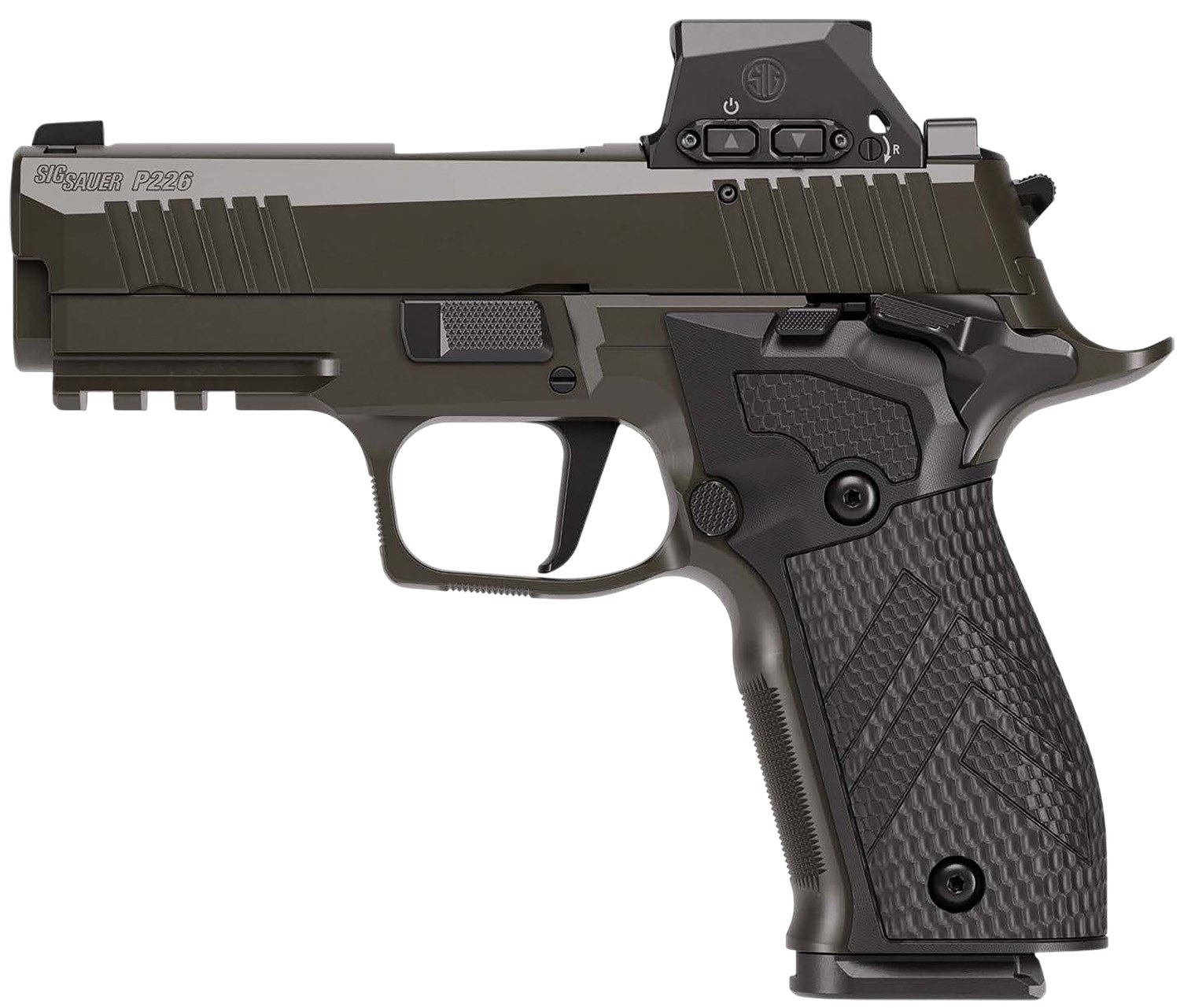 Sig Sauer P226 X Carry Legion Sao Romeo X S.l. 9MM Pistol 3.8" Sigloc Pro O.r. Gray 3-18-Round Magazines