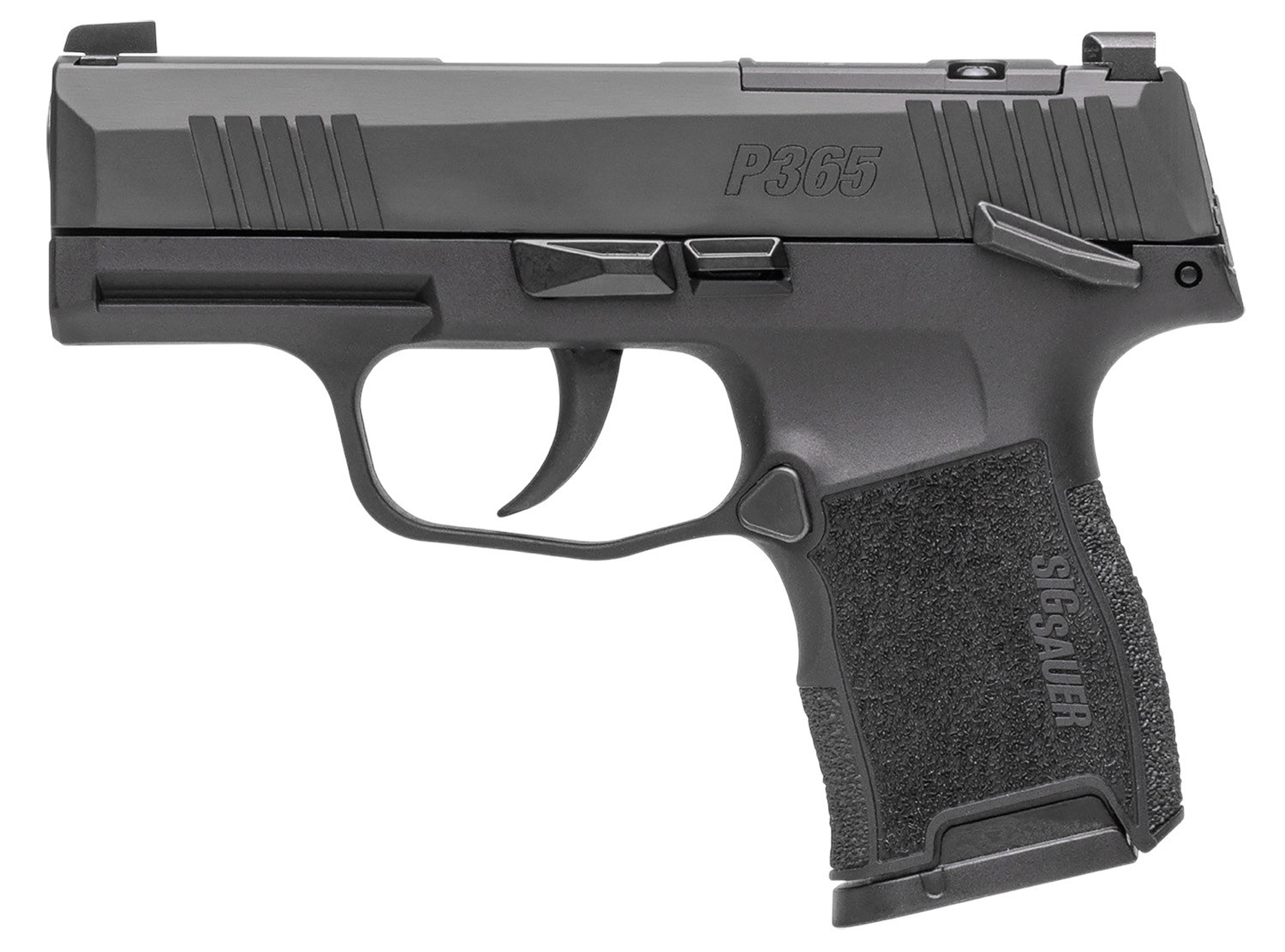 Sig Sauer 3659BXR3PMSSLCA P365 *CA Compliant 9mm Luger 10+1 3.10" Black Nitron Stainless Steel Optic Ready/Serrated Slide, Black Polymer Frame