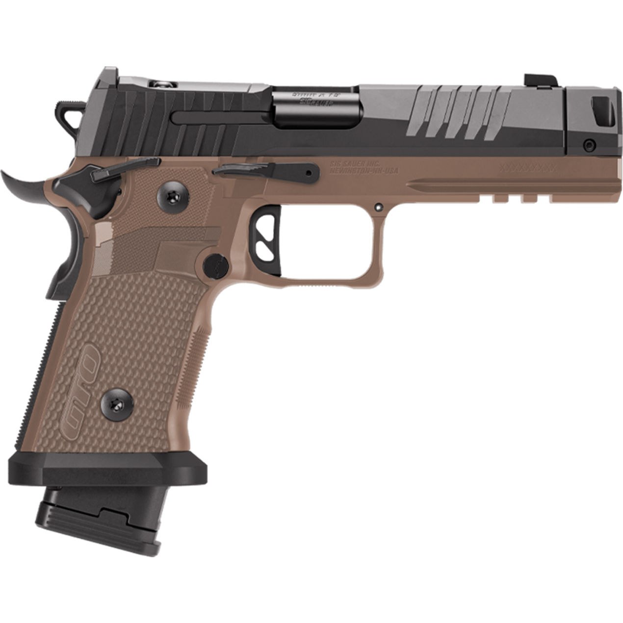 Sig Sauer P211 Combat Sao Hga 9MM 4.4ININ Barrel X-RAY3 Coyote G-10 Grip 23-Round 2 21-Round Steel Magazine or
