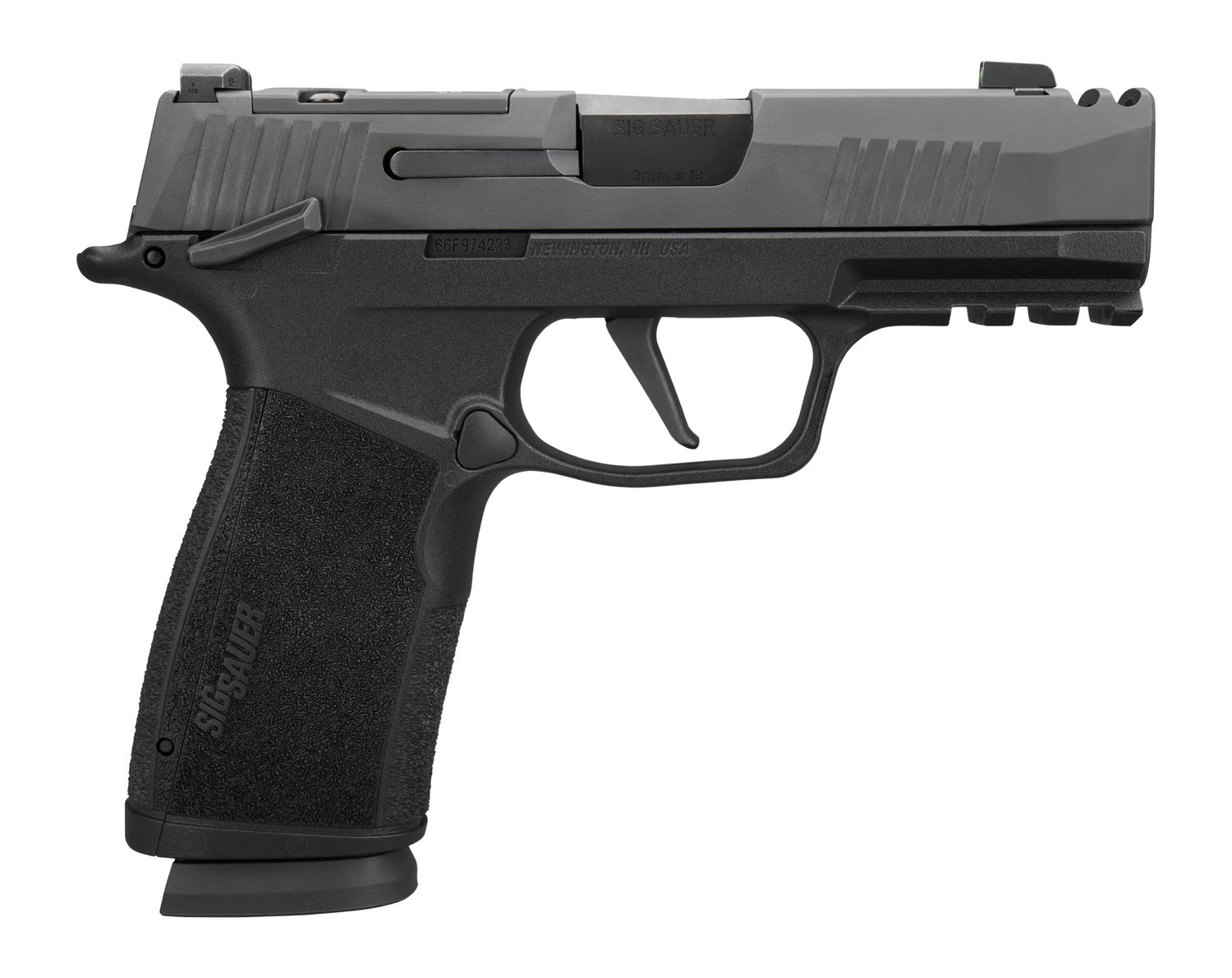 Sig Sauer 365XCA9COMPMS P365 XMacro COMP Compact 9mm Luger 17+1 3.10" Black Barrel, Black Nitron Stainless Steel Integrated Compensator/Optic