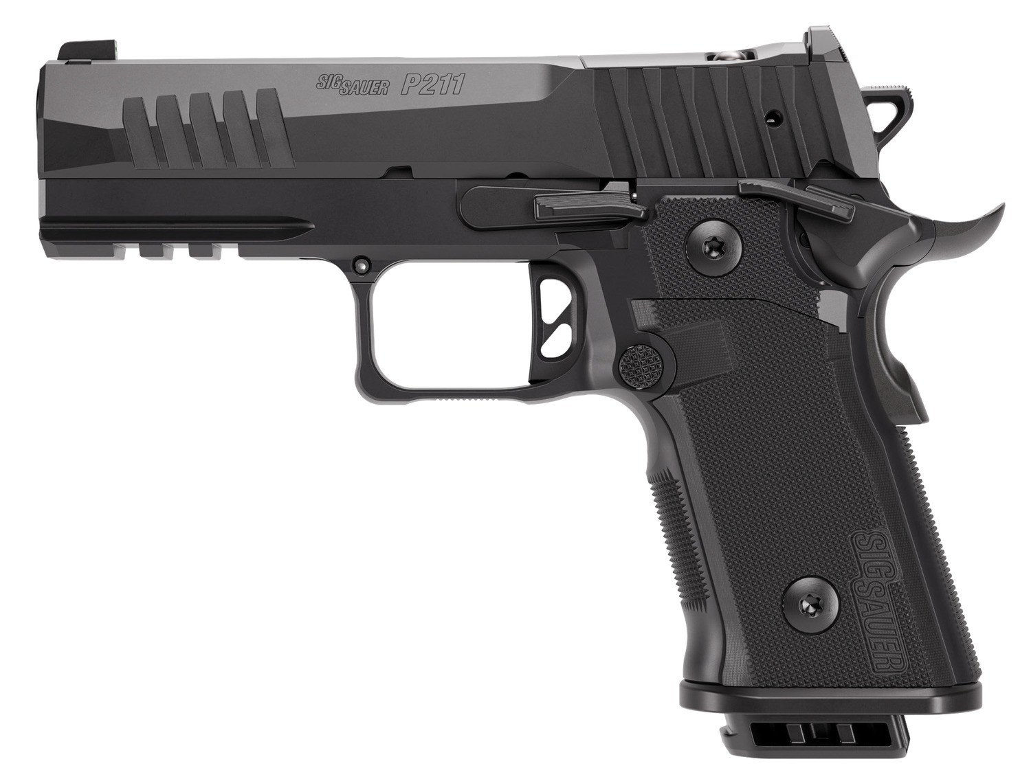 Sig Sauer 211CA9GT410 P211 GT4 Carry Frame 9mm Luger 10+1 4.20" Black Barrel, Black Nitron Stainless Steel Optic Ready/Serrated Slide & Stainless