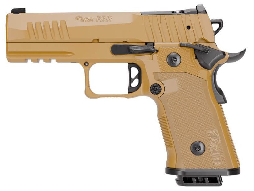 Sig Sauer 211CA9GT4COY P211 GT4 Carry 9mm Luger 21+1 4.20" Black Barrel, Coyote Cerakote Stainless Steel Optic Ready/Serrated Slide & Stainless - Image 2
