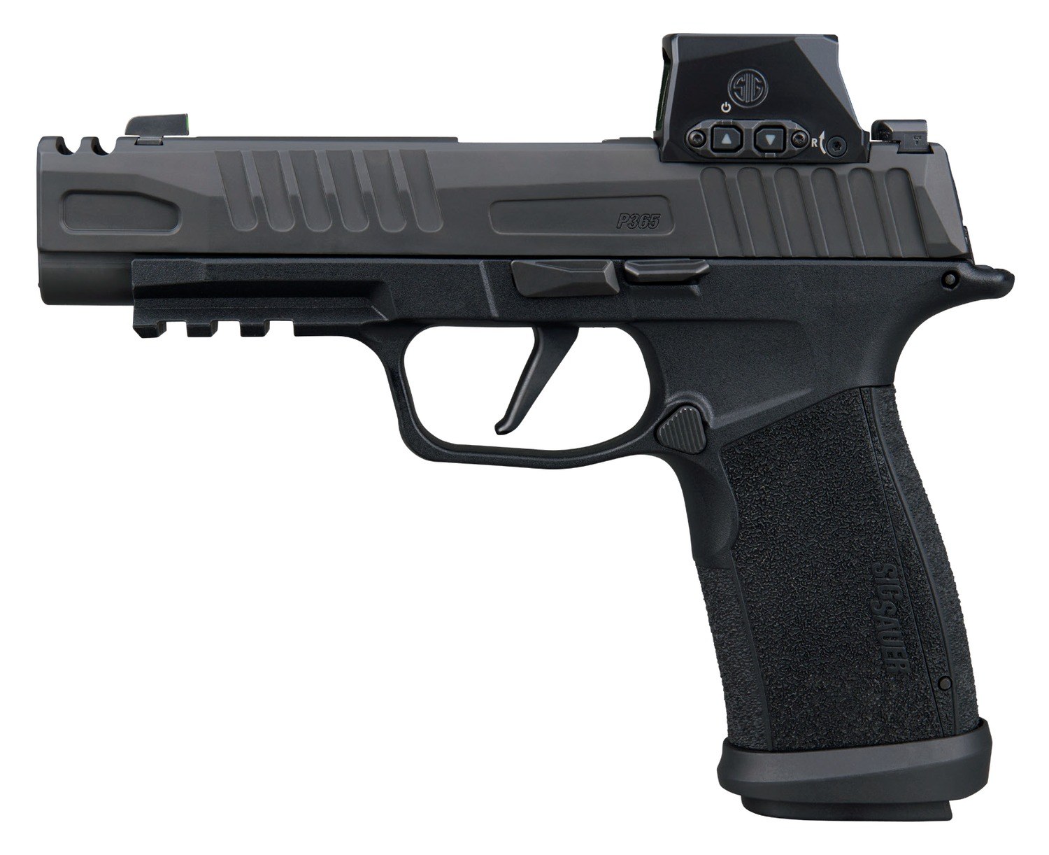 Sig Sauer 365XF9COMPRXSL P365 Fuse COMP 9mm Luger 21+1 3.70" Black Barrel, Black Nitron Stainless Steel Integrated Compensator/Optic Ready/Serrated - Image 2