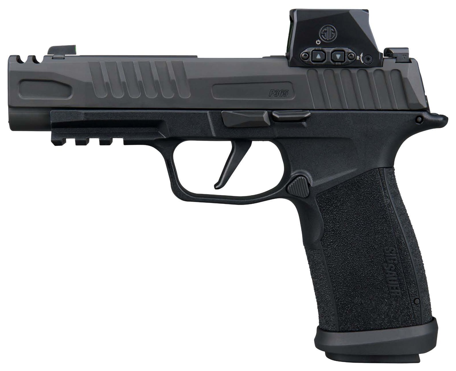 Sig Sauer 365XF9COMPRXSL P365 Fuse COMP 9mm Luger 21+1 3.70" Black Barrel, Black Nitron Stainless Steel Integrated Compensator/Optic Ready/Serrated - Image 3