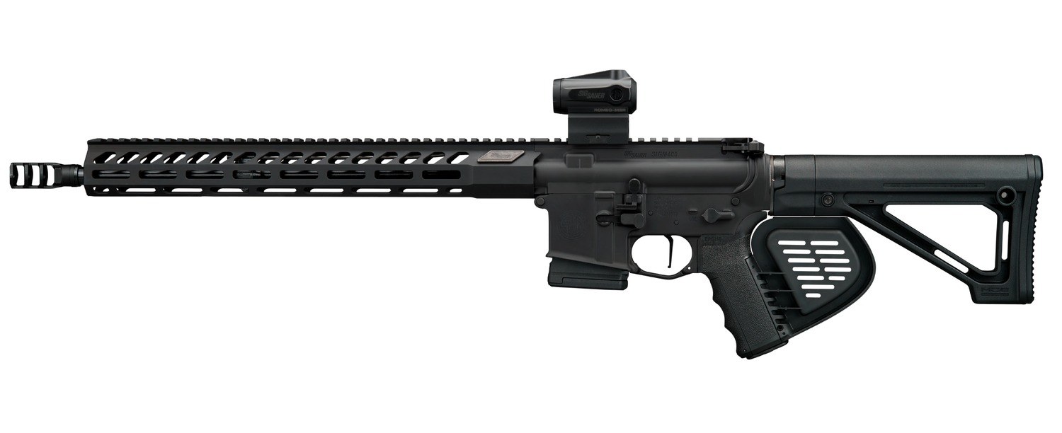 Sig Sauer RM400556N16BFORGECA M400 Forge *CA Compliant 5.56 NATO 10+1 16" Black Anodized Alloy Receiver with Picatinny Rail, M-LOK Handguard, Magpul