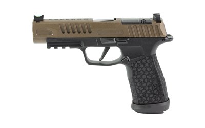Sig Sauer 365XF9FBZXR3 P365 Fuse 9mm Luger 21+1 4.30" Black DLC Bronze Cerakote with Freedom Engraving Stainless Steel Optic Ready/Serrated Slide