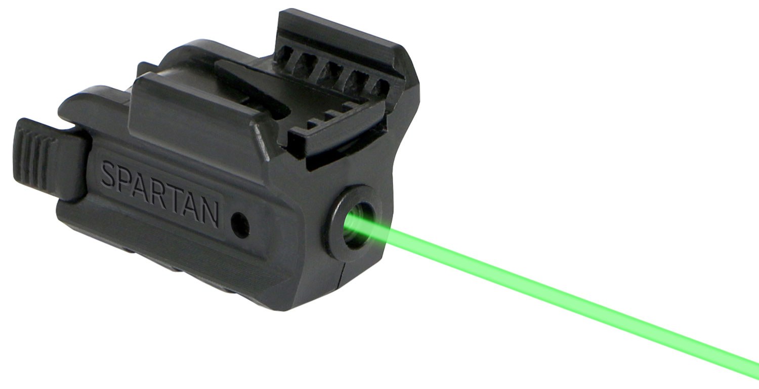 Laser Max Spartan SPS-G Rail Mounted Green Laser, 5mW, 520 nm, Black