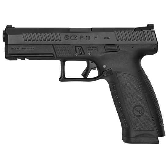 CZ-USA 01540 P-10 F 9mm Luger 10+1 4.50" Black Steel Barrel, Black Nitride Serrated Steel Slide, Black Polymer Frame with Picatinny Rail, Black - Image 2