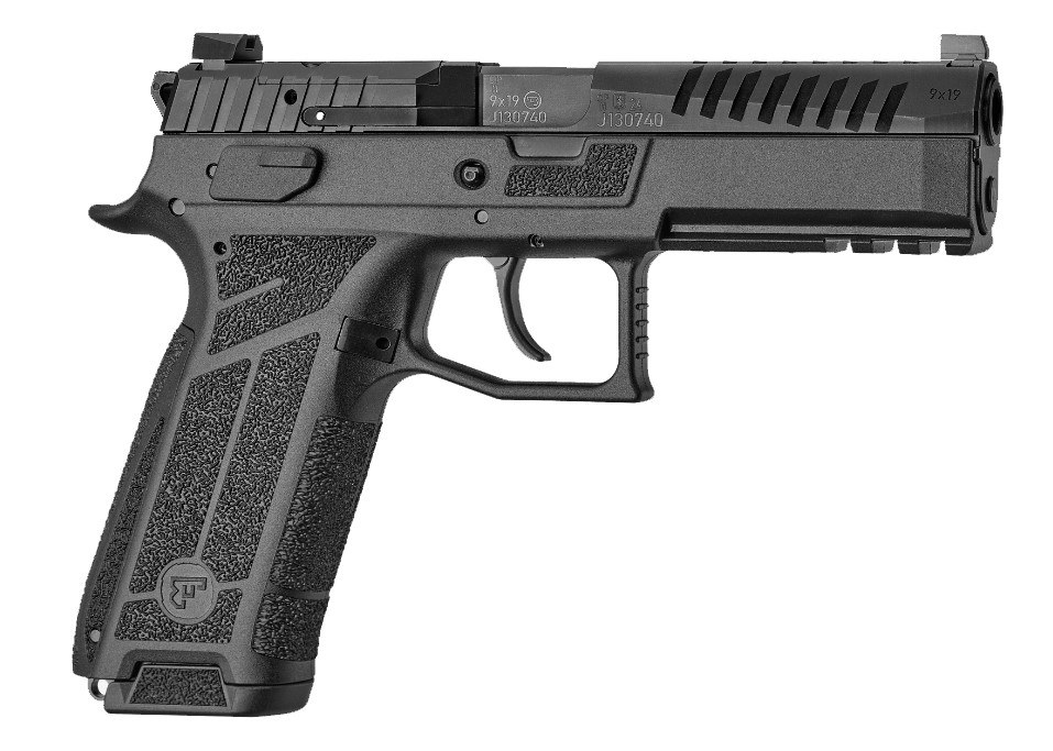 CZ-USA 01670 P-09 F Nocturne Full Size Frame 9mm Luger 10+1 4.53" Black Steel Barrel, Black Optic Cut/Serrated Steel Slide, Black Polymer Frame - Image 2