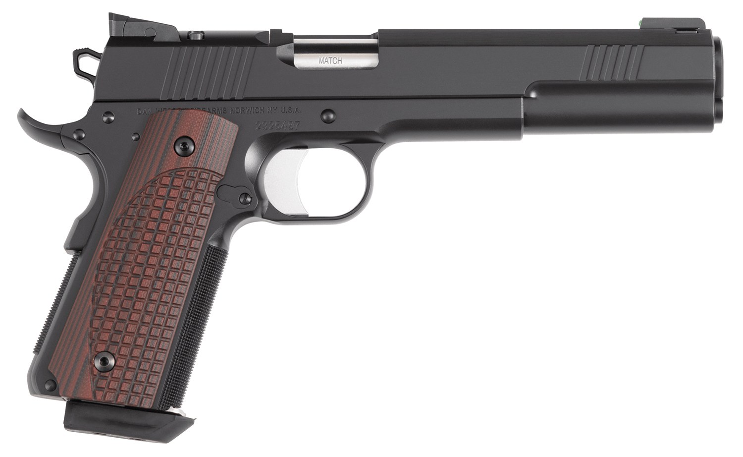 CZ-USA Dan Wesson 01793 Bruin 10mm Auto 8+1 6" Stainless Steel Barrel, Black Nitride Optic Ready/Serrated Steel Slide, Black Duty Stainless Steel