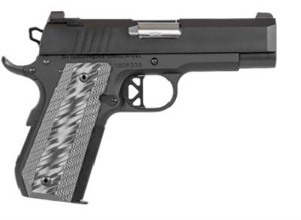 CZ-USA Dan Wesson 01884 EPC 9mm Luger 9+1 4" Stainless Bull Barrel Black Duty Serrated Stainless Steel Slide Black Aluminum Frame wBeavertail - Image 2