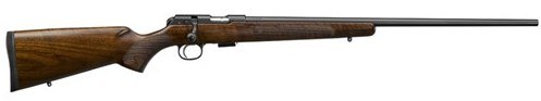 CZ-USA 02310 CZ 457 American Full Size 22 LR 5+1 24" Black Nitride Black Nitride Steel Receiver Turkish Walnut Fixed American Style Stock Right Hand - Image 2
