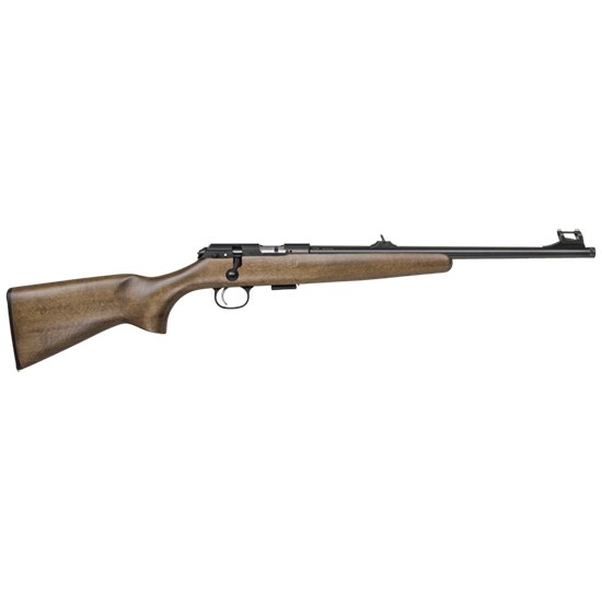 CZ-USA 02335 CZ 457 Scout Youth 22 LR 1-Round 16" Black Nitride Steel Threaded Barrel Black Nitride Steel Receiver Beechwood Fixed American Style - Image 3
