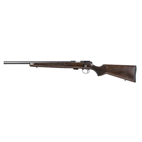 CZ-USA 02392 457 Varmint 22 LR 5+1 20.50" Black Nitride Heavy Barrel, Black Nitride Stainless Steel Grooved Receiver, Wood Stockn Left Hand - Image 3