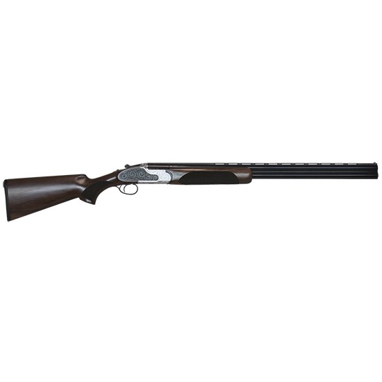 CZ-USA 06455 WingShooter Elite 12 Gauge 3" 2-Round 28" Gloss Black Chrome Barrel, Engraved Satin-Gloss Chrome Metal Finish, Turkish Walnut Stock - Image 3