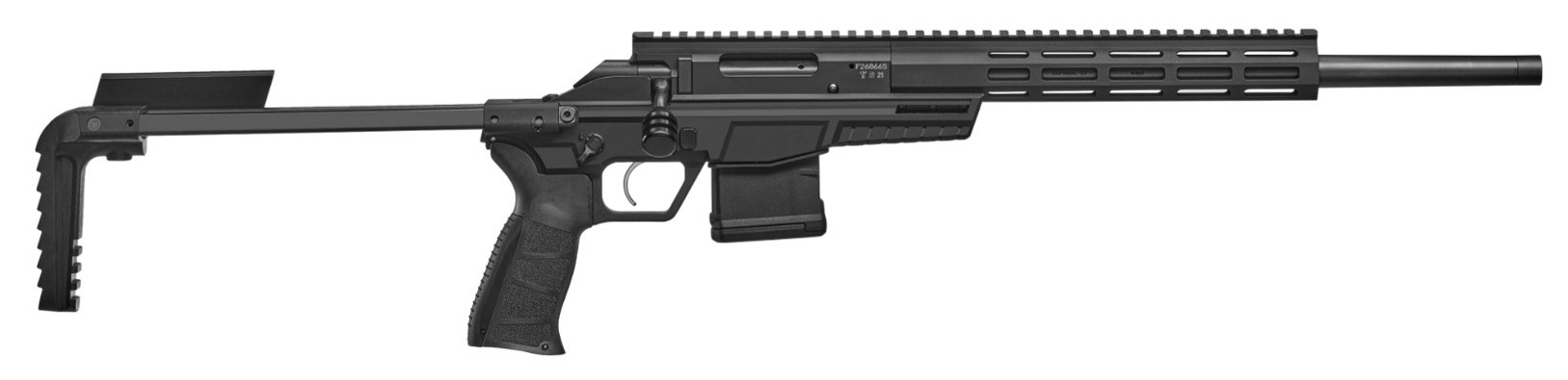 CZ-USA CZ 600 Plus Trail 223 Rem 10-Round 16.2IN 1/2X28 Picatinny Rail Black Chassis Pdw Stock M-LOK Forend 07611 - Image 3