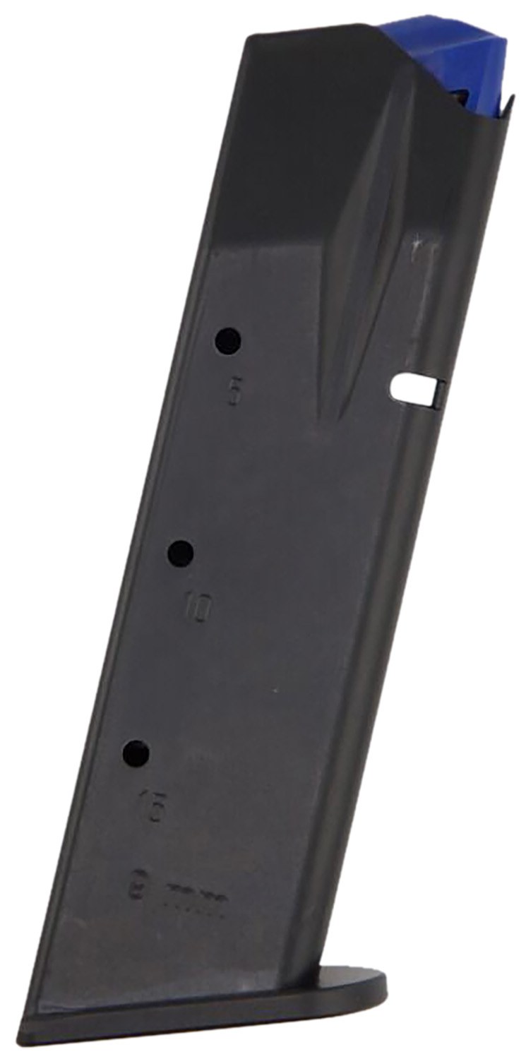 CZ-USA Dan Wesson Pistol Magazine 9mm 15-Round. Black Aluminum Base Fits DWX/75 Compact