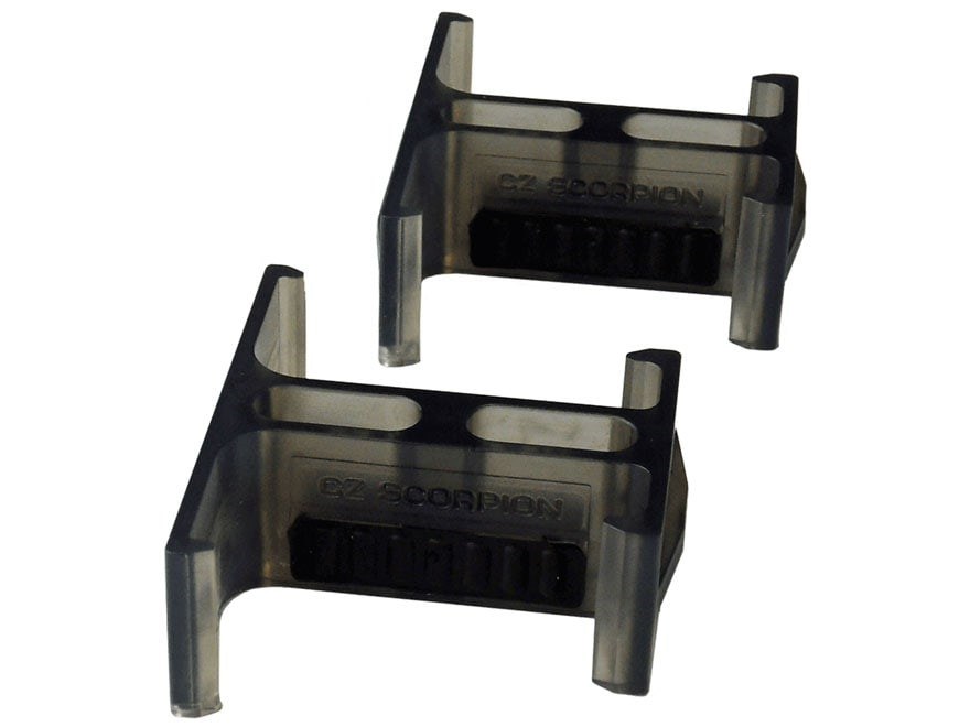 CZ-USA 19888 Mag Coupler 30-Round Compatible with CZ Scorpion Magazines Smoke Plastic - Image 2