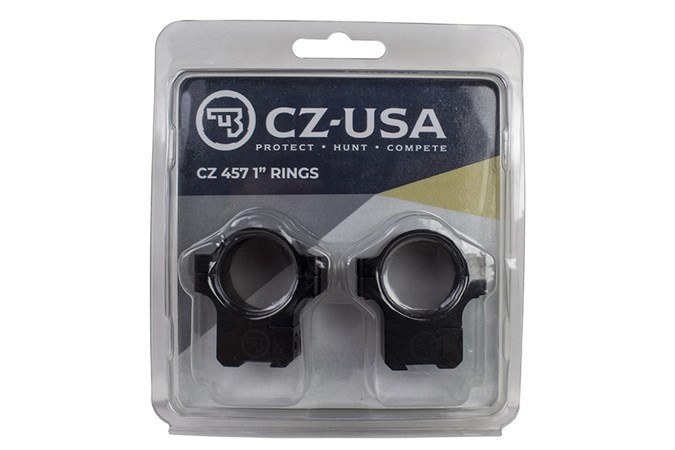 CZ-USA 40086 Scope Rings for CZ 457 and 455, 1 Inch, 11mm Dovetail - Image 2